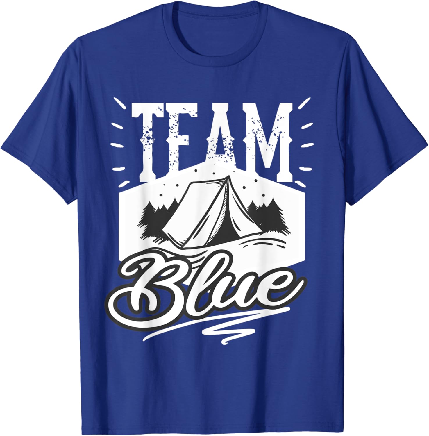 Team Blue Summer Camp Color War Sleepaway Camp Team Spirit